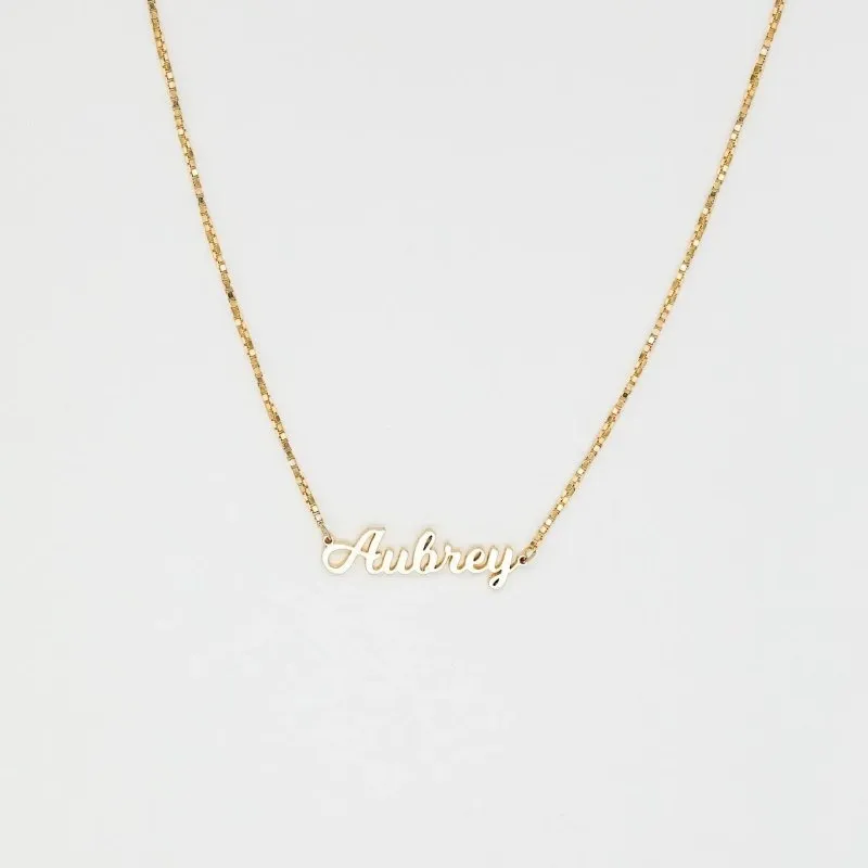 Maiden Art - Personalized Name Necklace | 18k gold, silver, rose gold - customizable lengths (14-24 inches)-Perfect Gift for a timeless memory, and style, for any special occasion