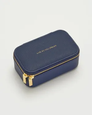 Mini Jewellery Box - Navy