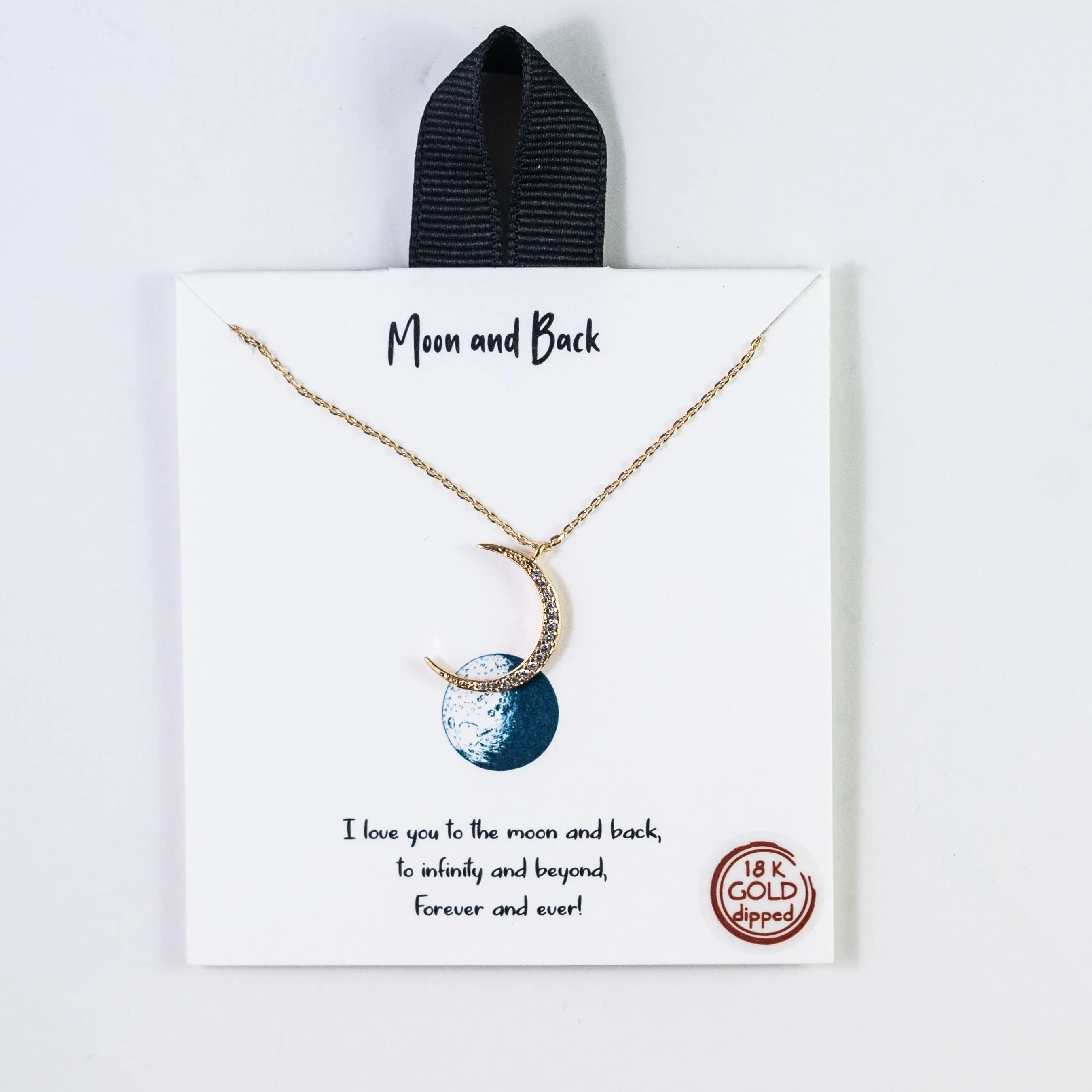 Moon & Back Necklace