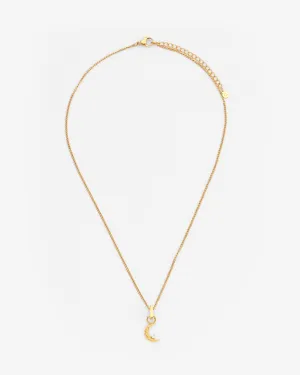 Moon Necklace - Gold