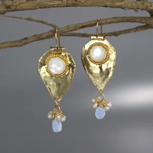 Mother of Pearl Protection Earrings