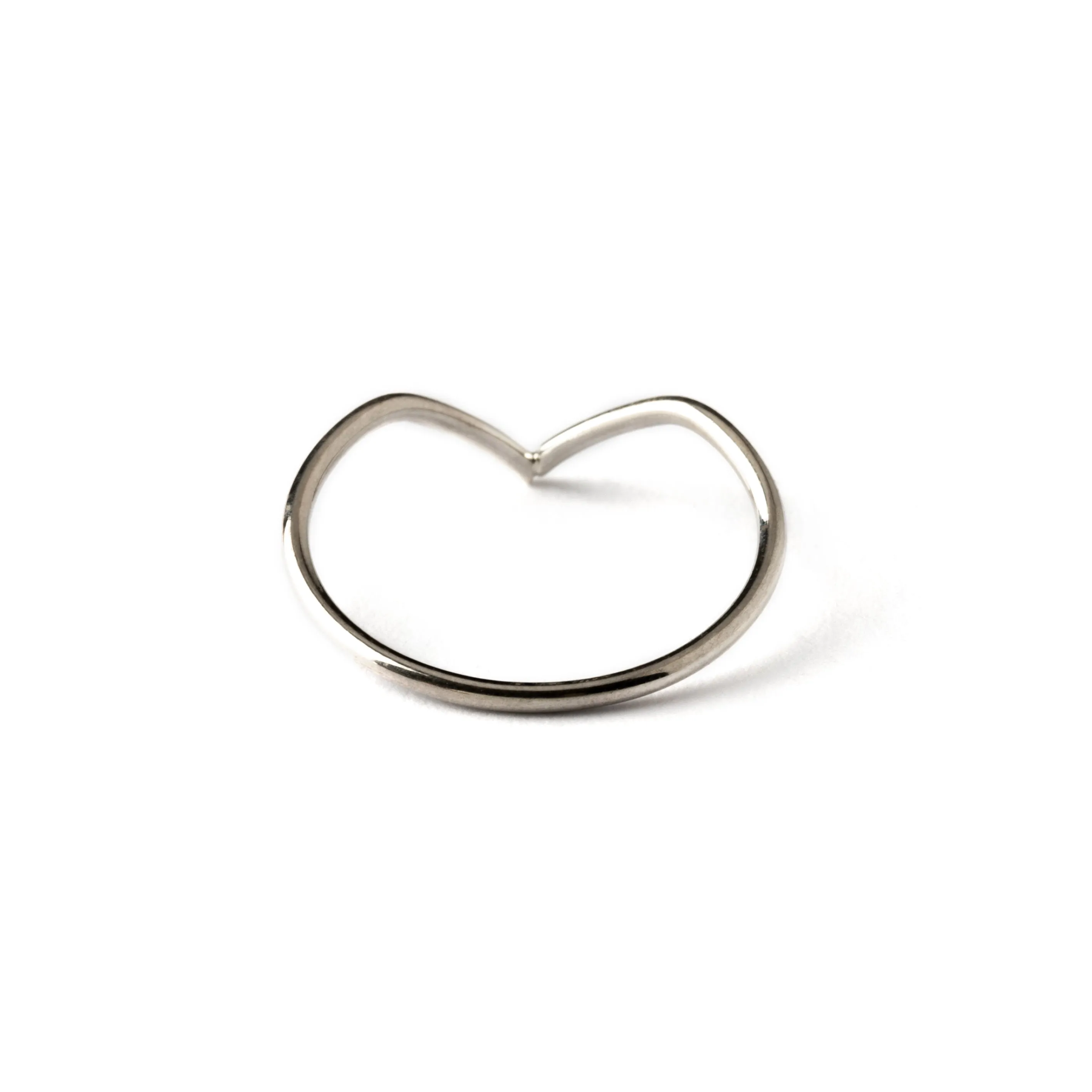 Mountain Line Silver Ring