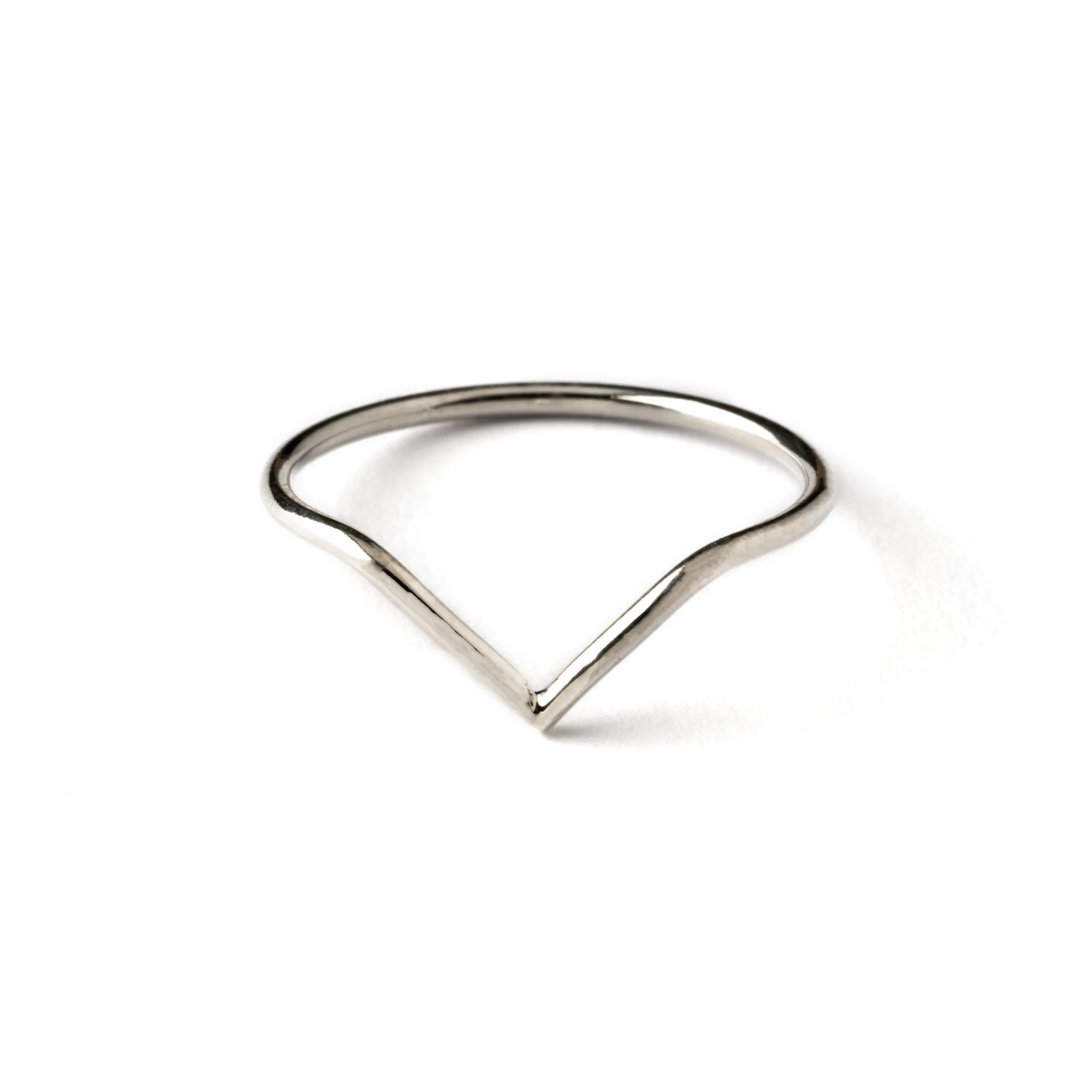 Mountain Line Silver Ring