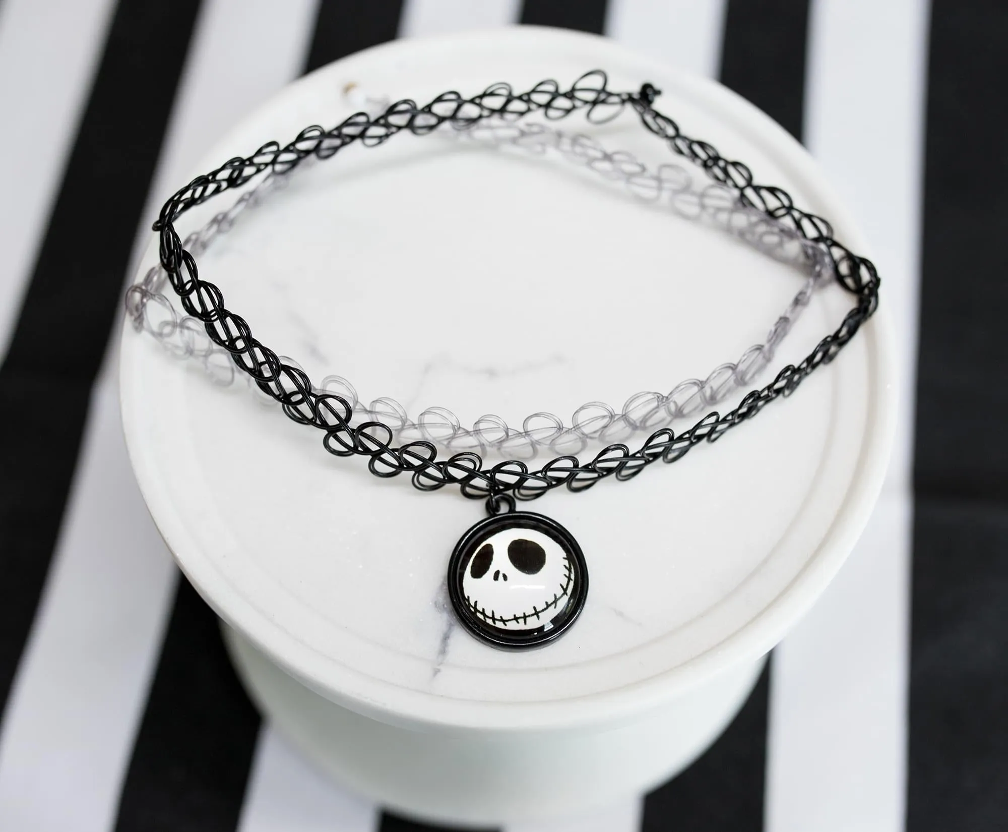 Nightmare Before Christmas Choker Necklace: Jack