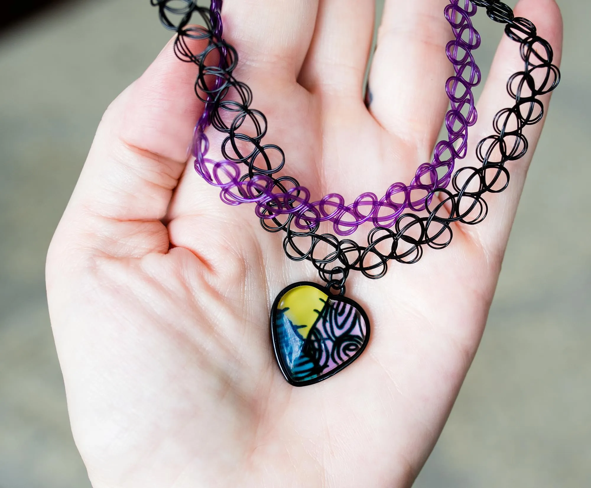 Nightmare Before Christmas Choker Necklace: Sally