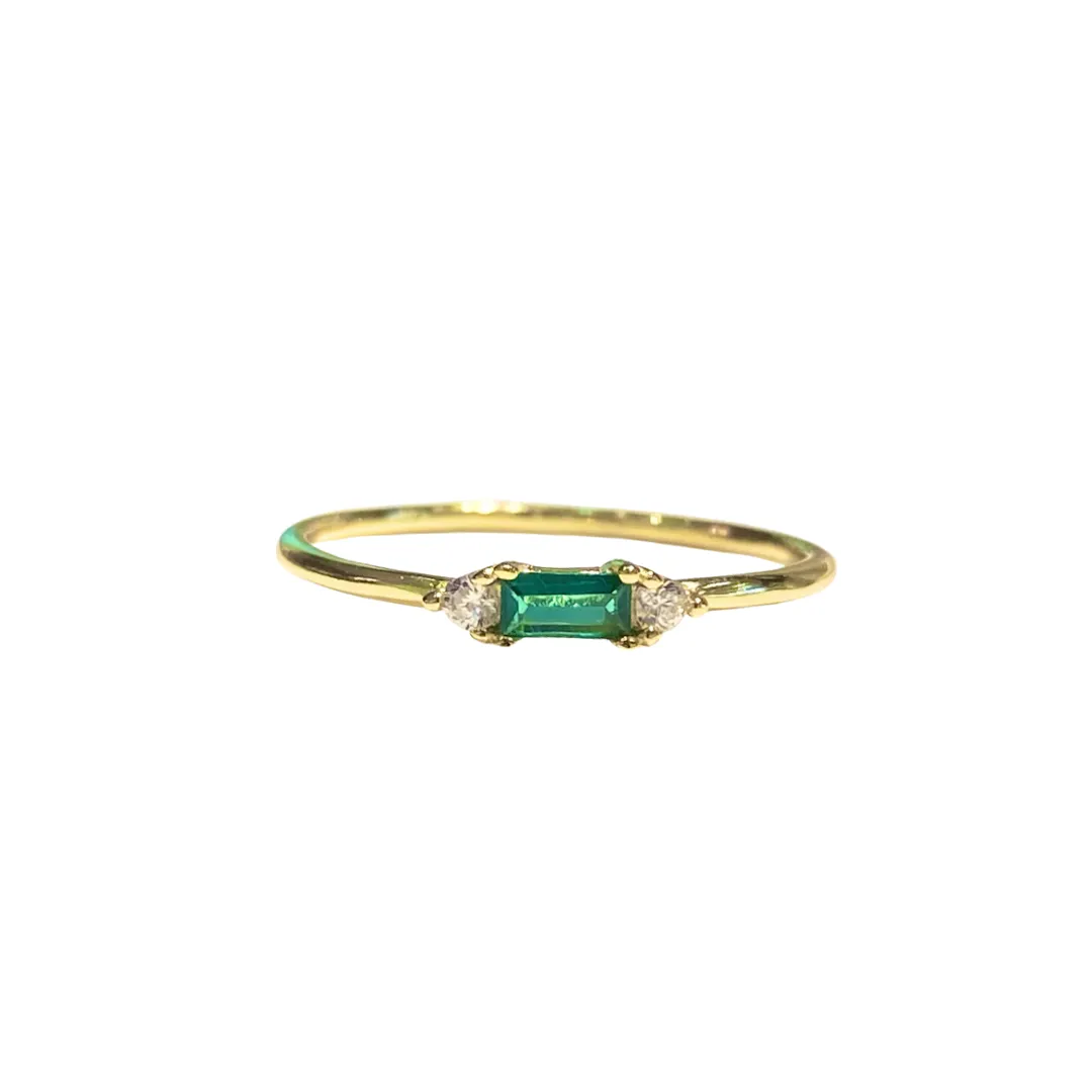 Noelly Baguette Birthstone Ring