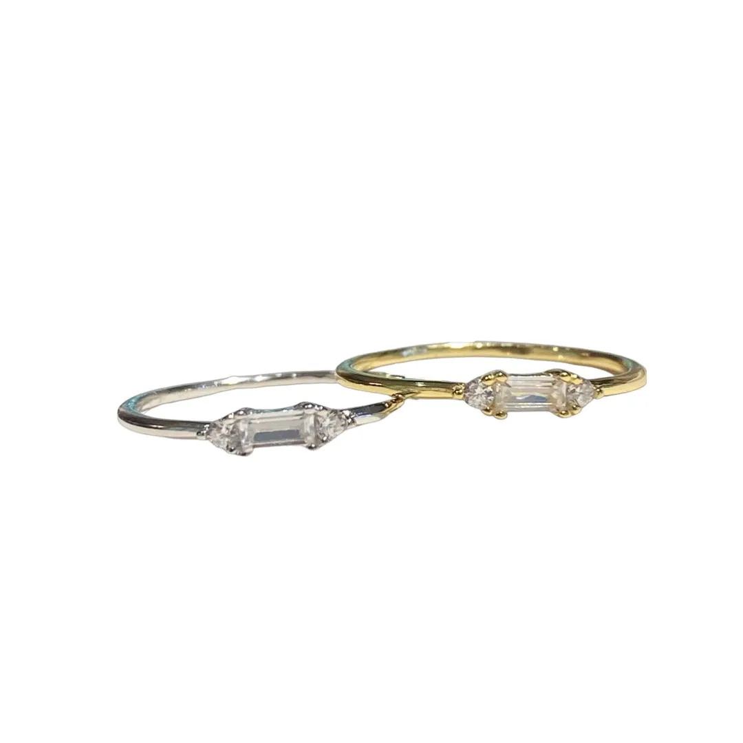 Noelly Baguette Birthstone Ring