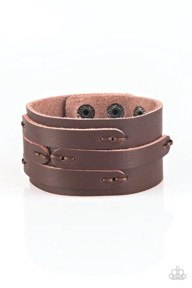 Paparazzi Bracelet ~ In or OUTLAW - Brown