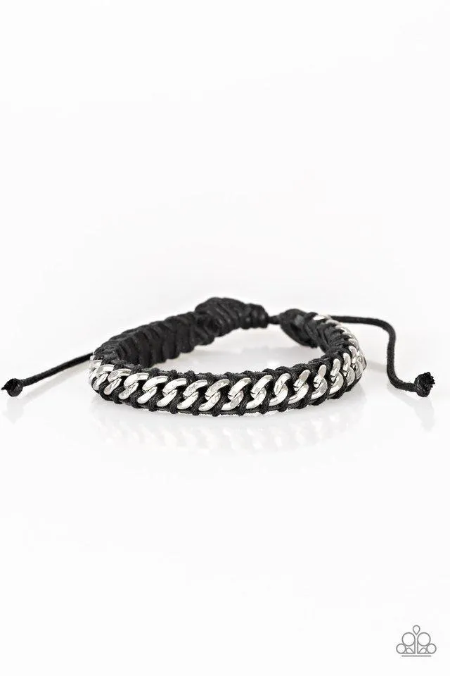 Paparazzi Bracelet ~ Rugged Ranger - Black