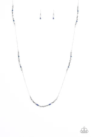 Paparazzi Necklace ~ Mainstream Minimalist - Blue