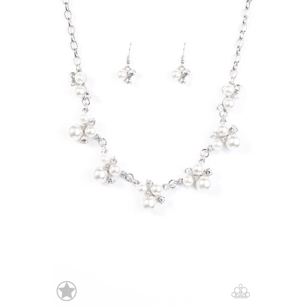 Paparazzi Toast to Perfection- White Necklace