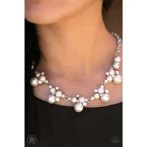 Paparazzi Toast to Perfection- White Necklace