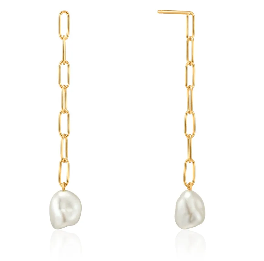 Pearl of Wisdom - Chunky Pearl Drop Earrings