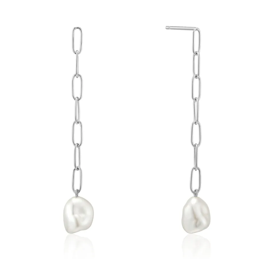 Pearl of Wisdom - Chunky Pearl Drop Earrings