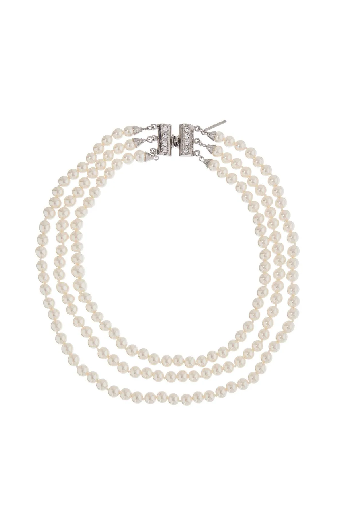 Pearl Rhinestone Necklace