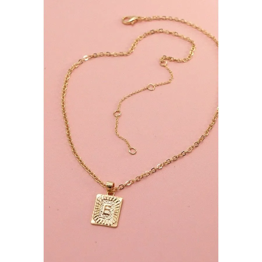 Petite Delicate Initial Pendant Necklace