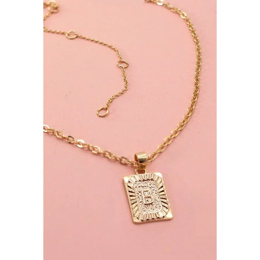 Petite Delicate Initial Pendant Necklace