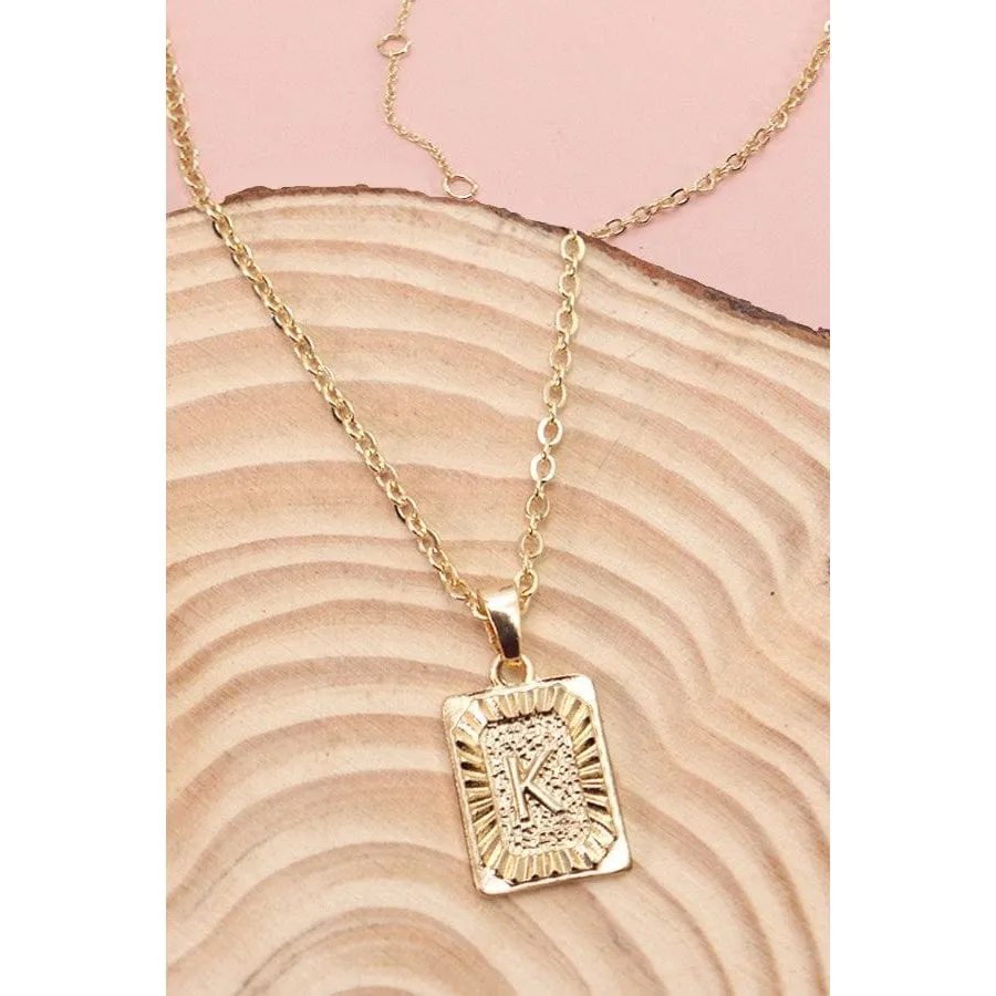 Petite Delicate Initial Pendant Necklace