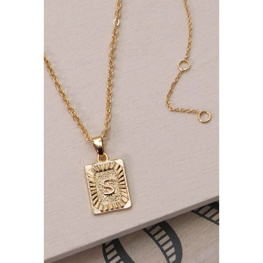 Petite Delicate Initial Pendant Necklace