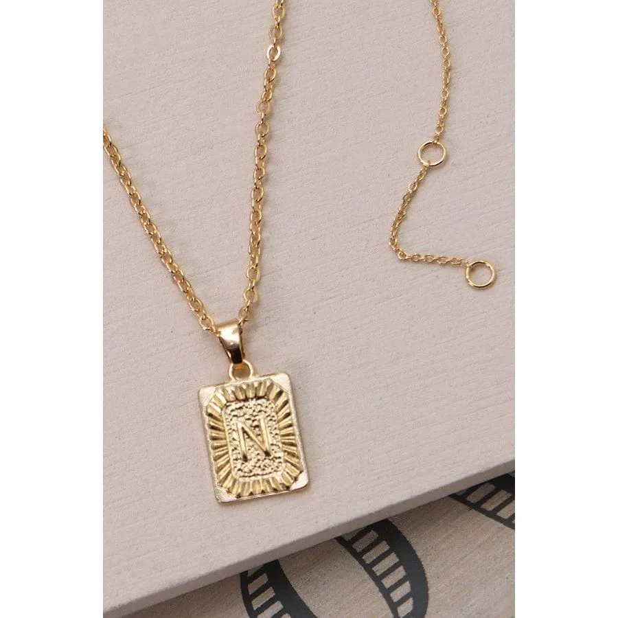 Petite Delicate Initial Pendant Necklace