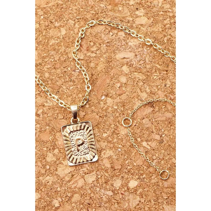 Petite Delicate Initial Pendant Necklace