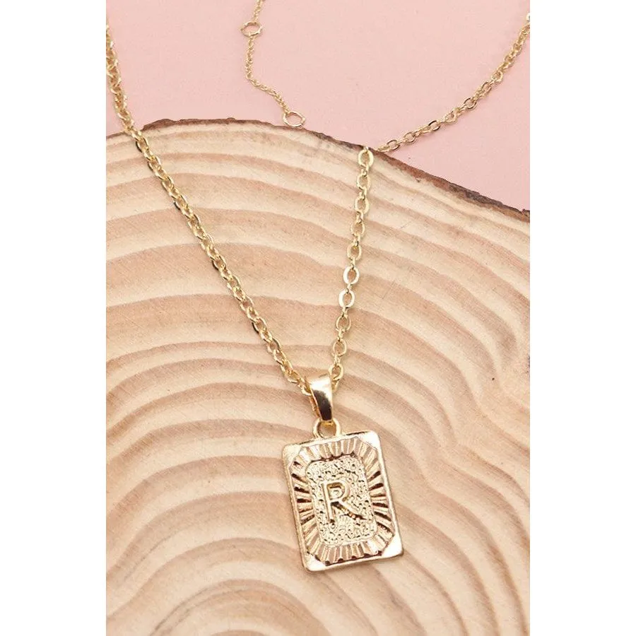 Petite Delicate Initial Pendant Necklace