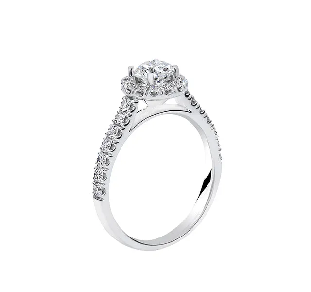 Round Cut Diamond Engagement Ring 1.25ct