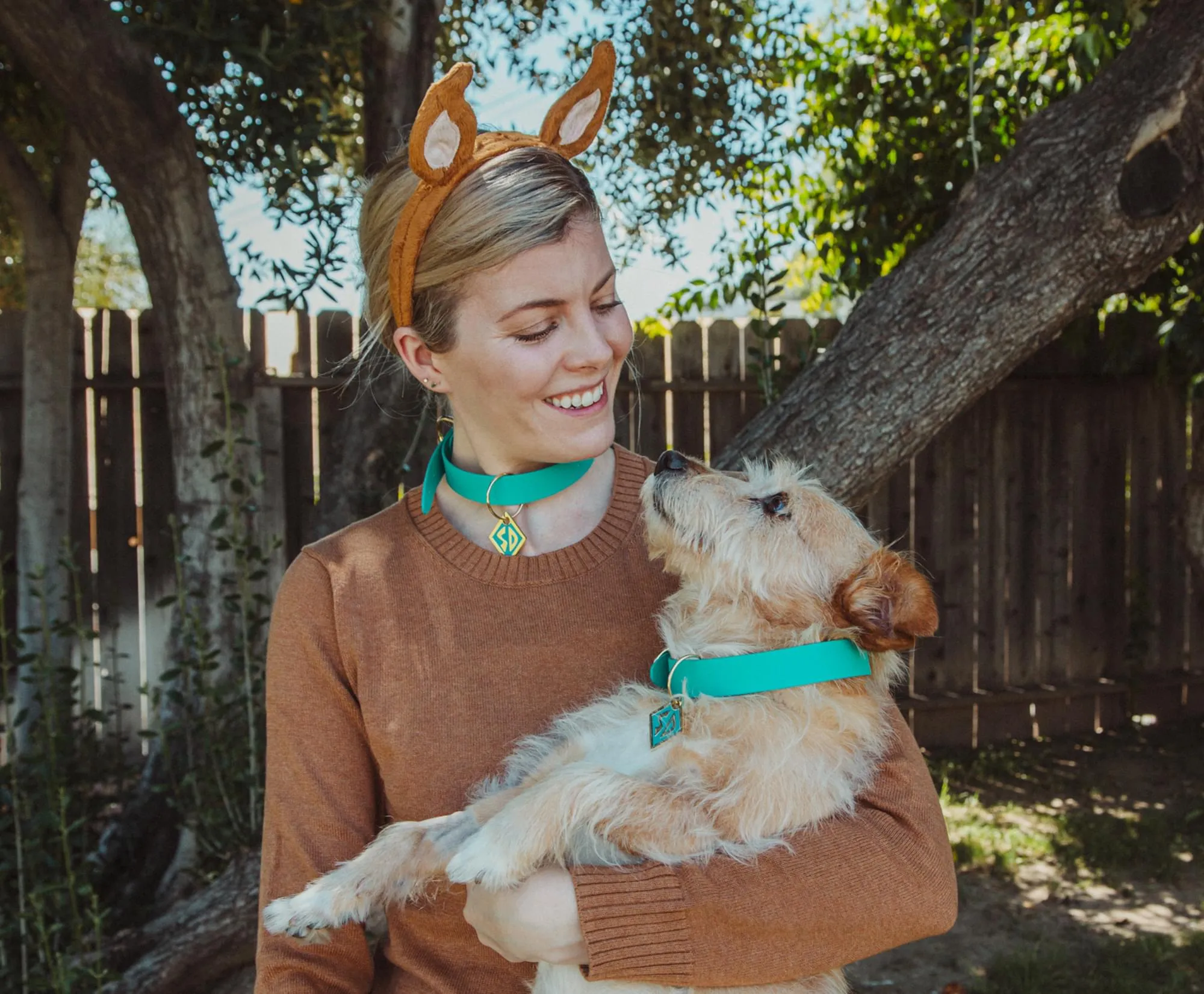 Scooby-Doo Blue Dog Collar Necklace Replica With Pendant