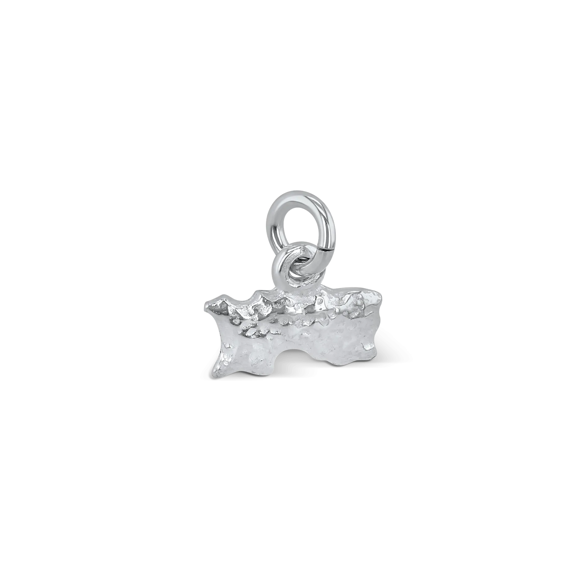 Silver Jersey Island Charm