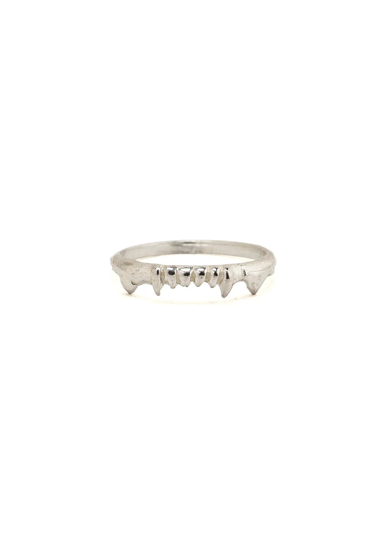 SILVER925 DOG TOOTH RING