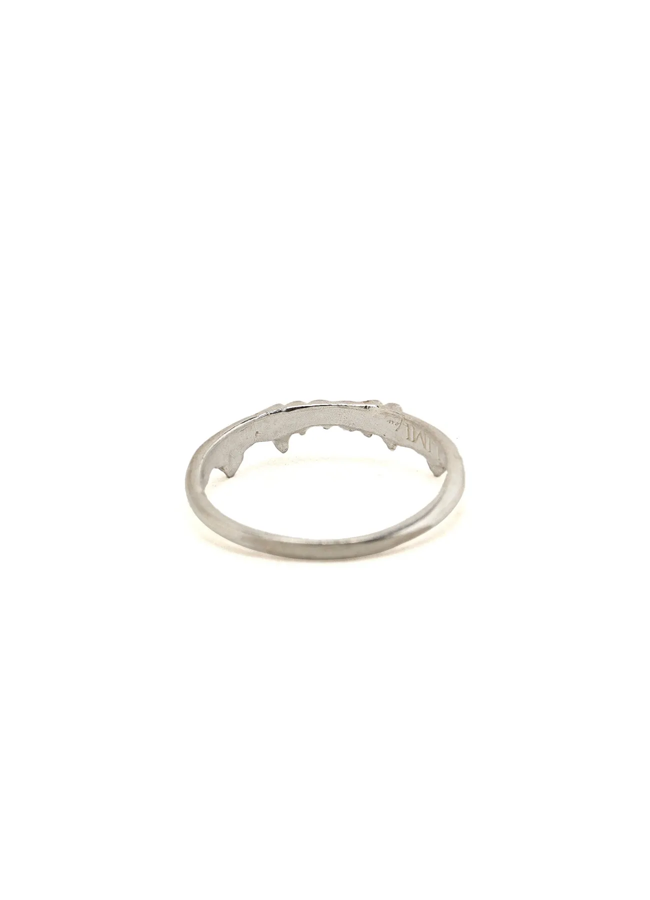 SILVER925 DOG TOOTH RING