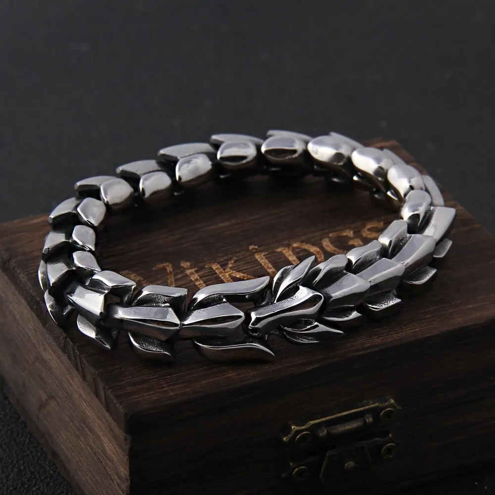 Stainless Steel Dragon Bracelet