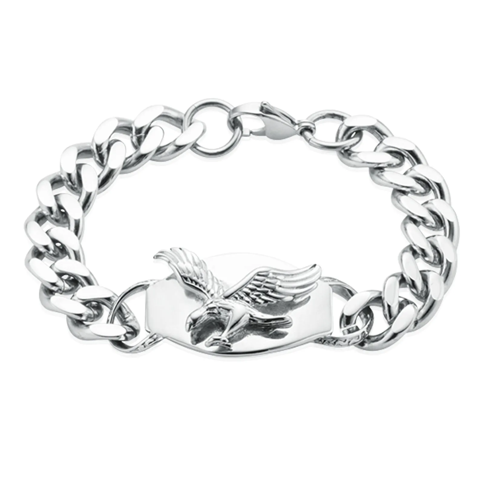 Tensity 22cm Stainless Steel Eagle Bracelet