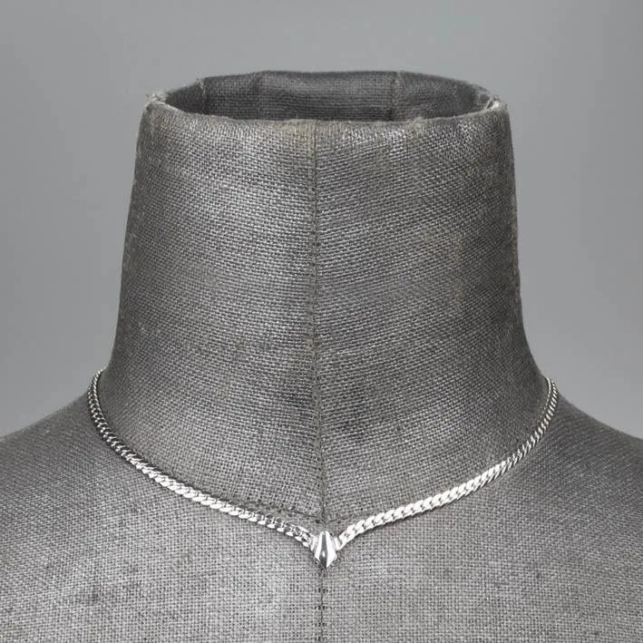 The Chevron Collar - Silver