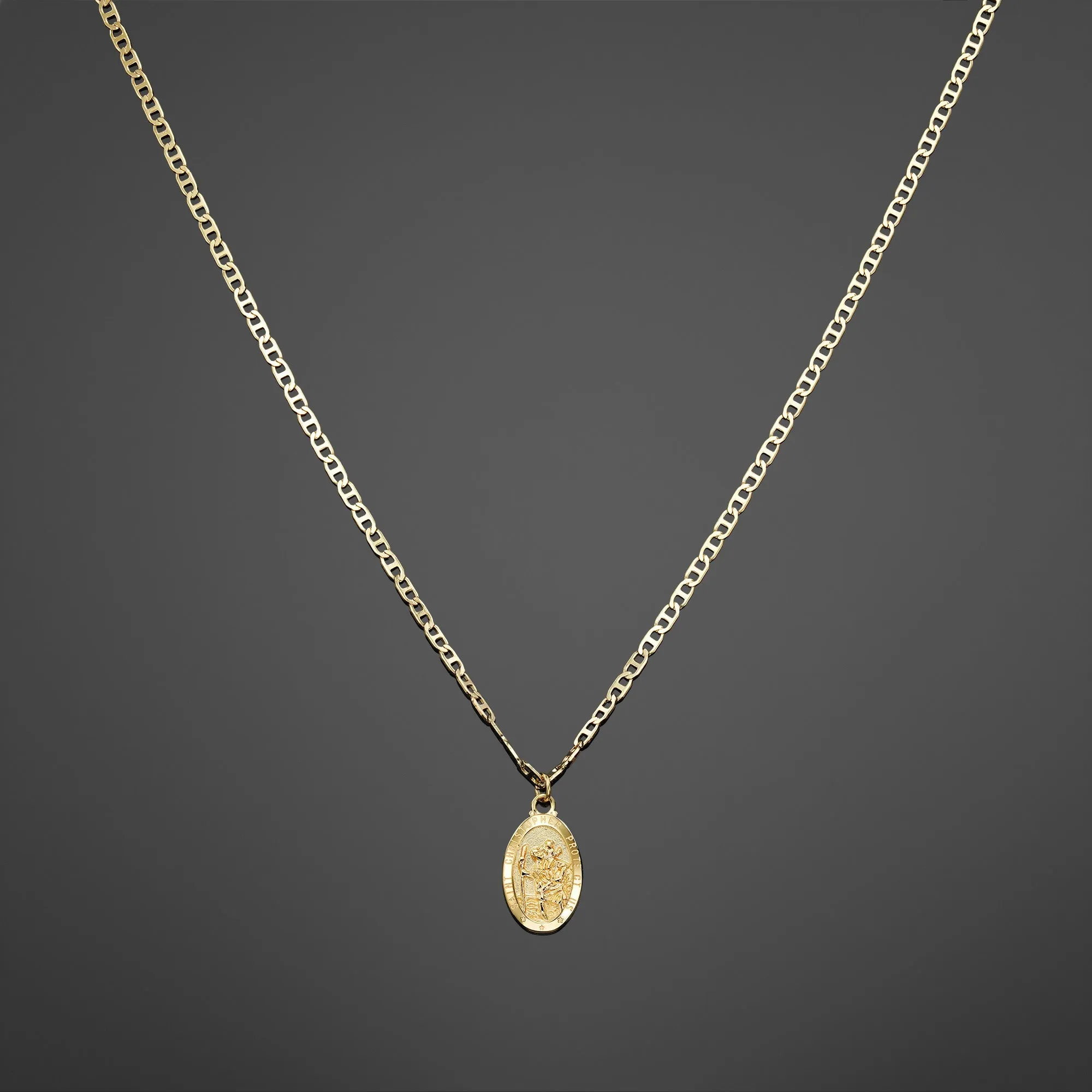 The St. Christopher Pendant - Gold RG1004G