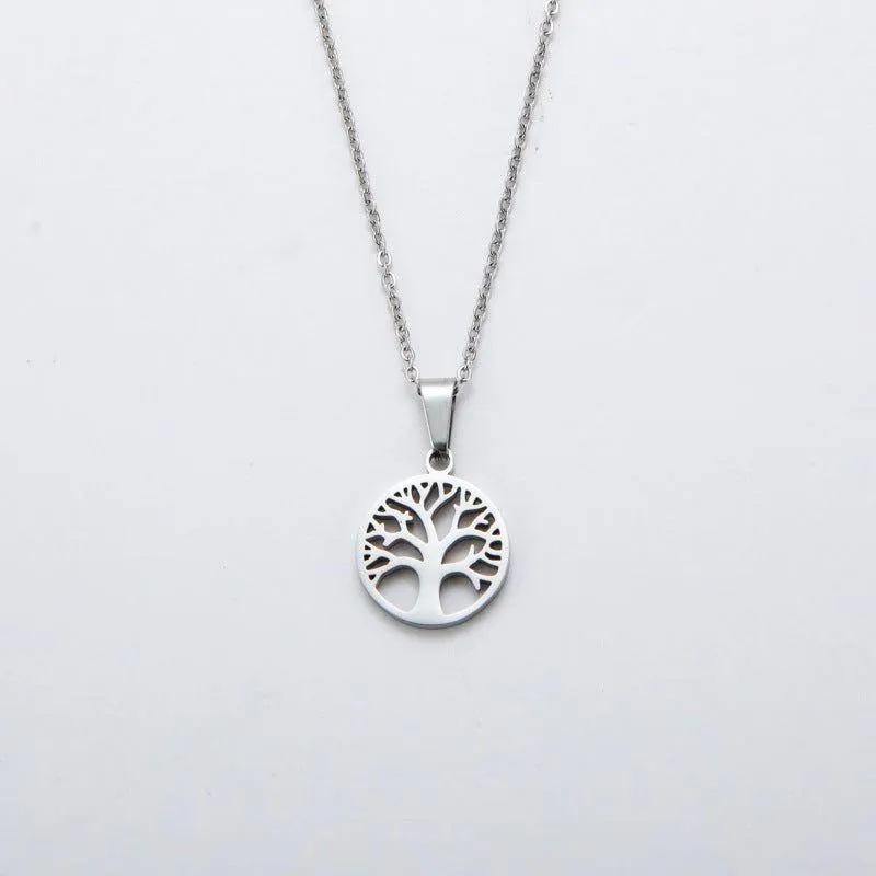 Tree of Life Stainless Steel Necklace