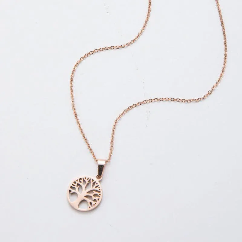 Tree of Life Stainless Steel Necklace