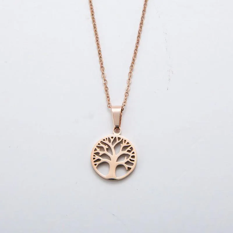 Tree of Life Stainless Steel Necklace