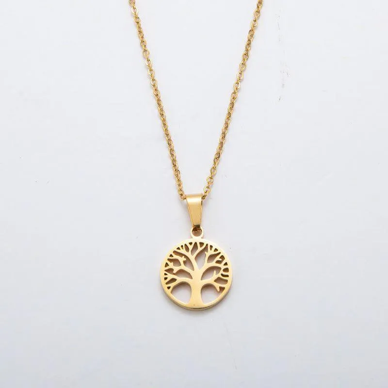 Tree of Life Stainless Steel Necklace