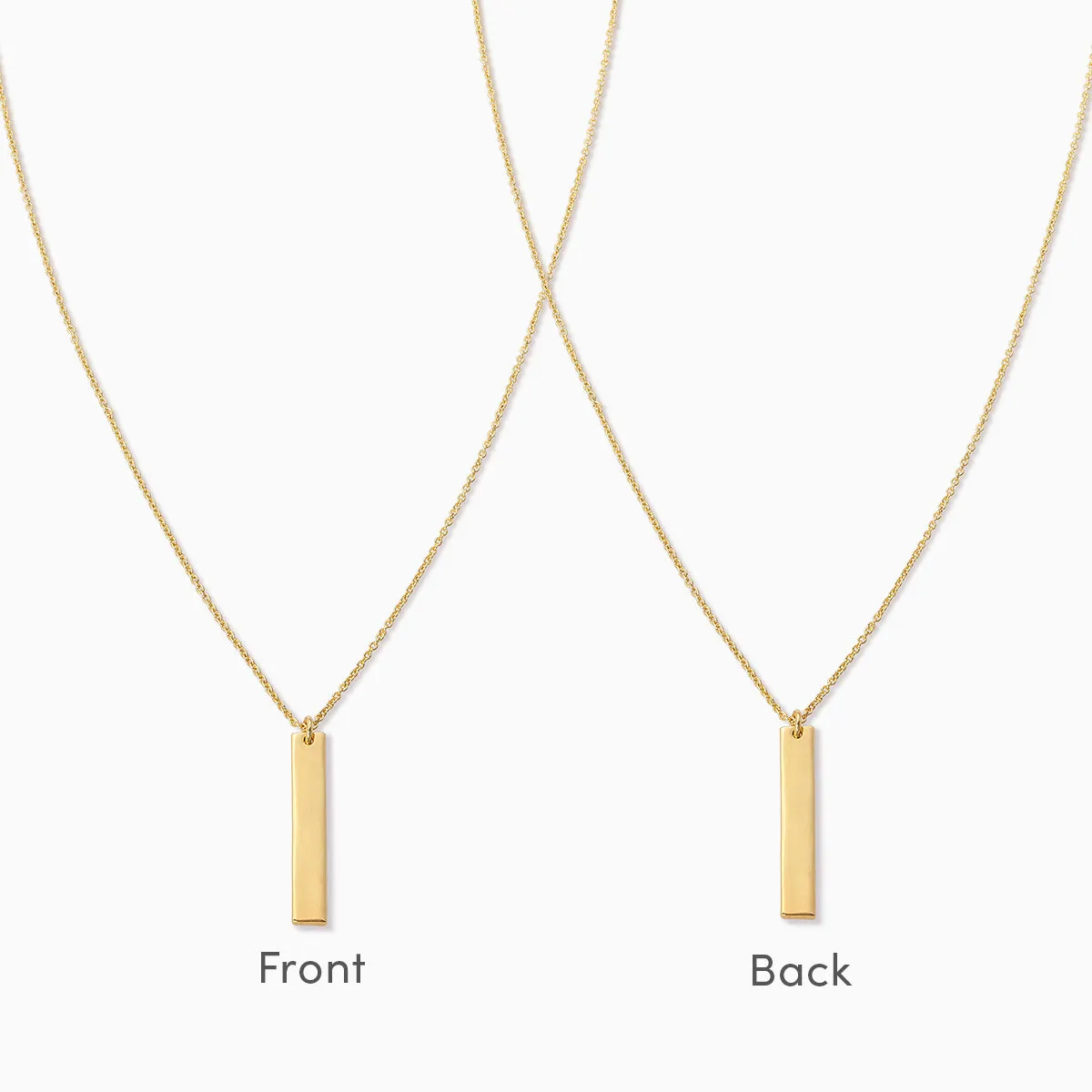 Vertical Bar Necklace