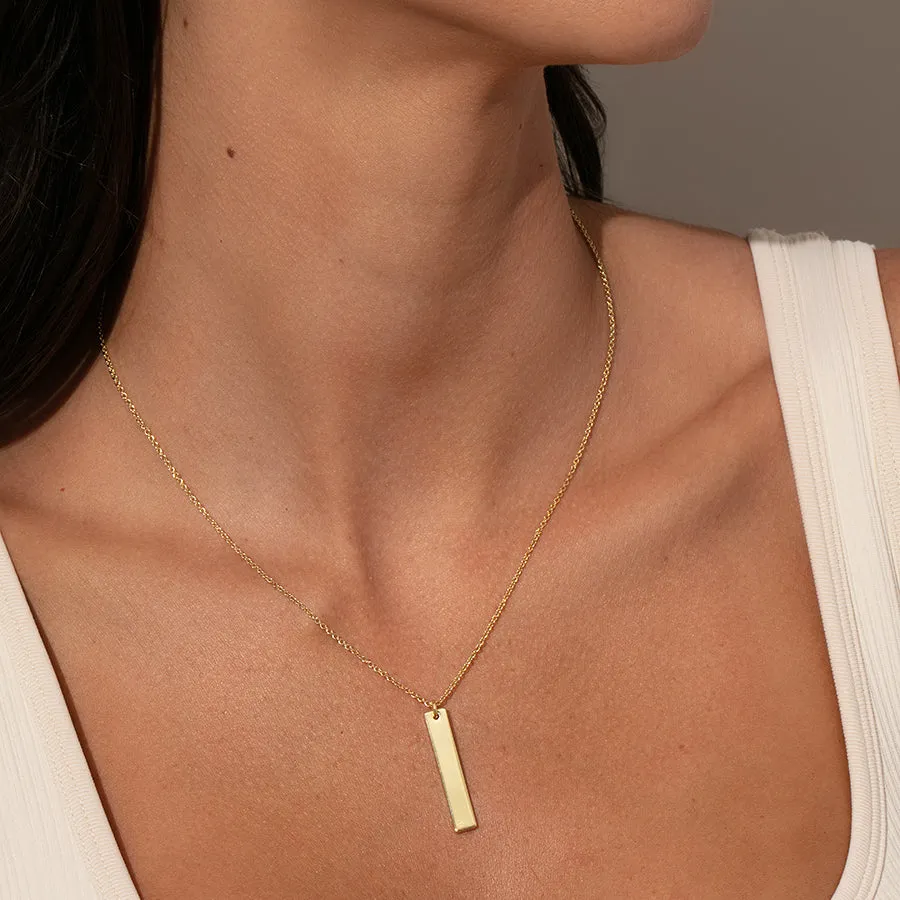 Vertical Bar Necklace