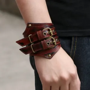 Viking Cowhide Men's Bracelet