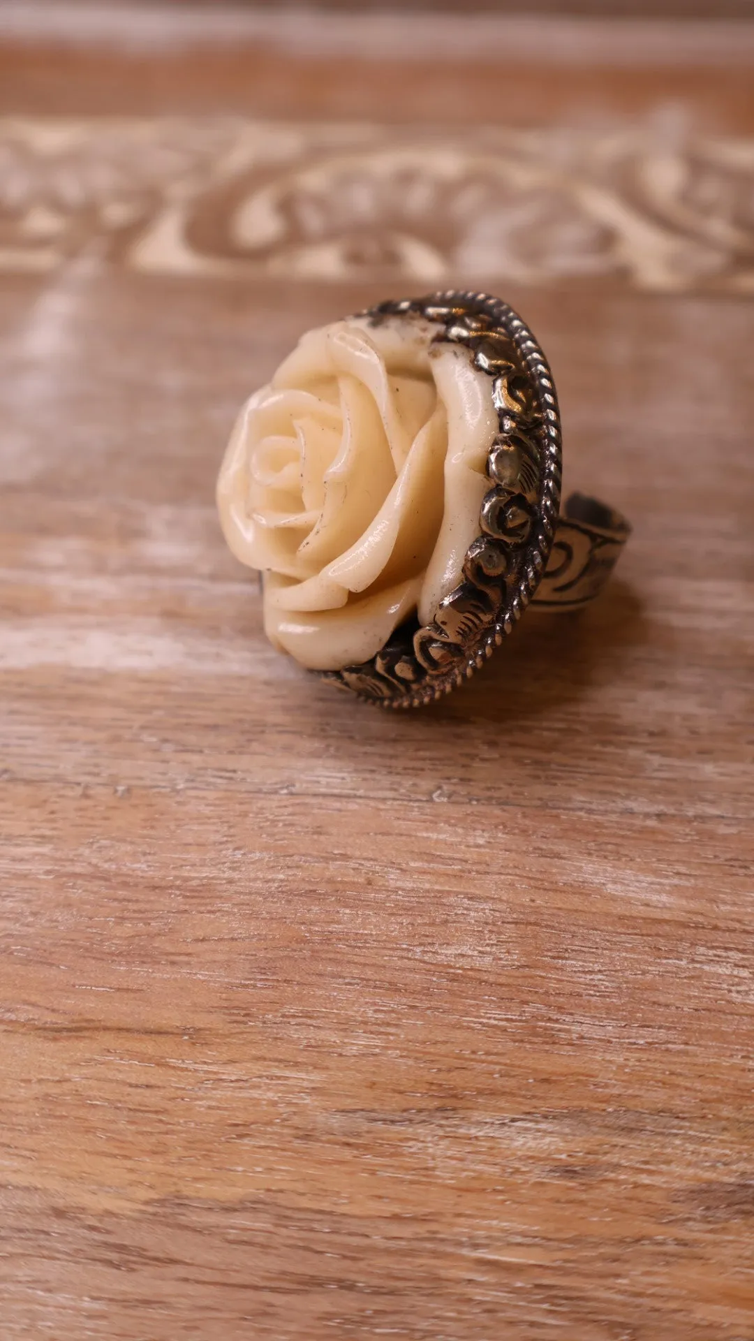 White Rose Ring