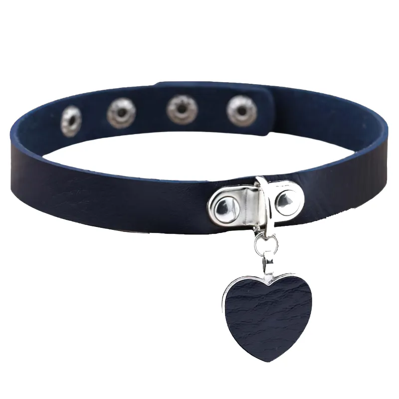 Women's Fashion Gothic Choker / Necklace Choker PU Leather Collar with Heart